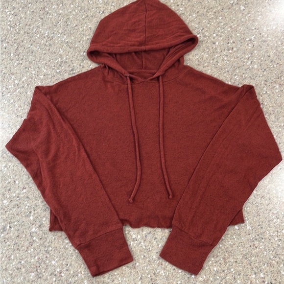SO Tops - Cropped Sweatshirt Hoodie